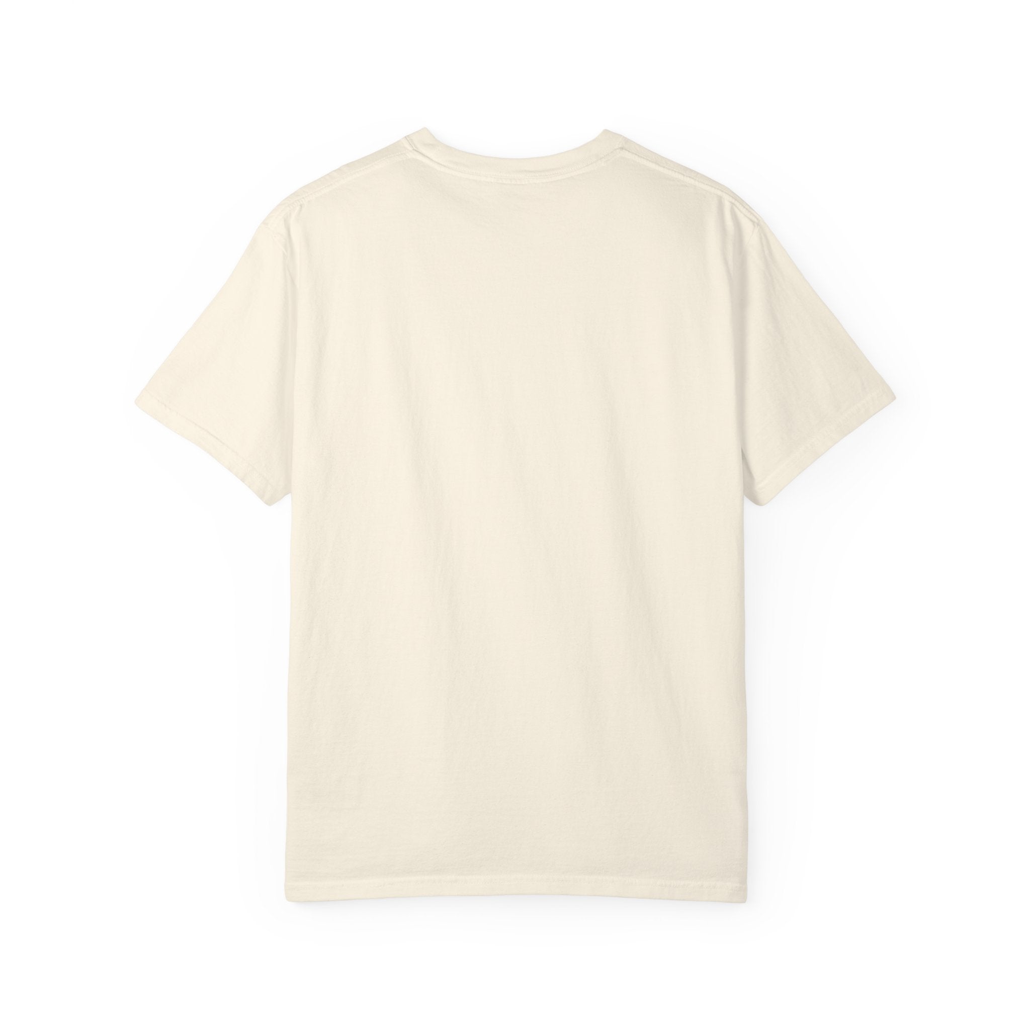 Cozy Outdoor Reading & Coffee T-Shirt — Stack of Books, Mug & Nature Badge