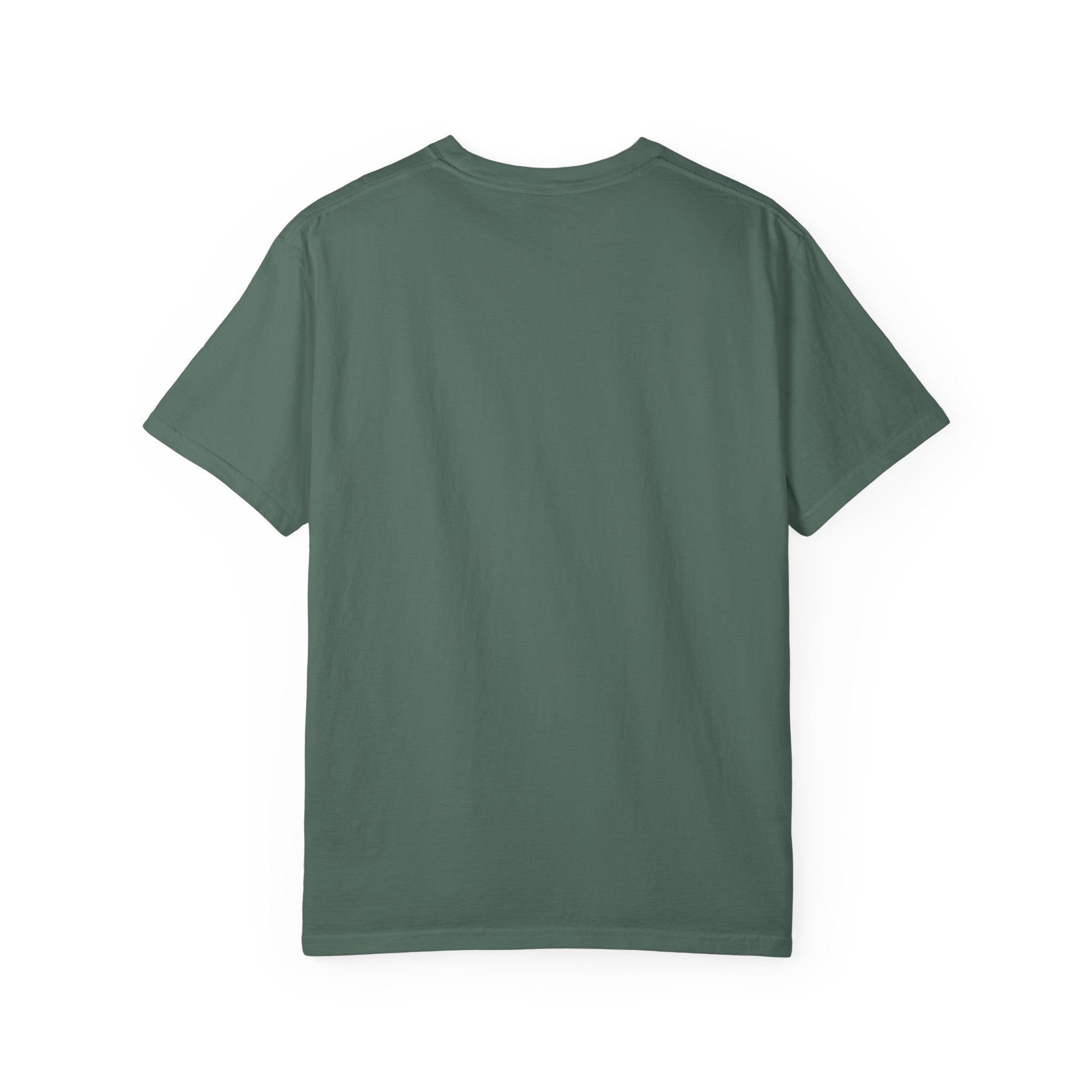 Folklore & Fireflies Camping T-Shirt — Guitar, Campfire & Mountain Night Graphic