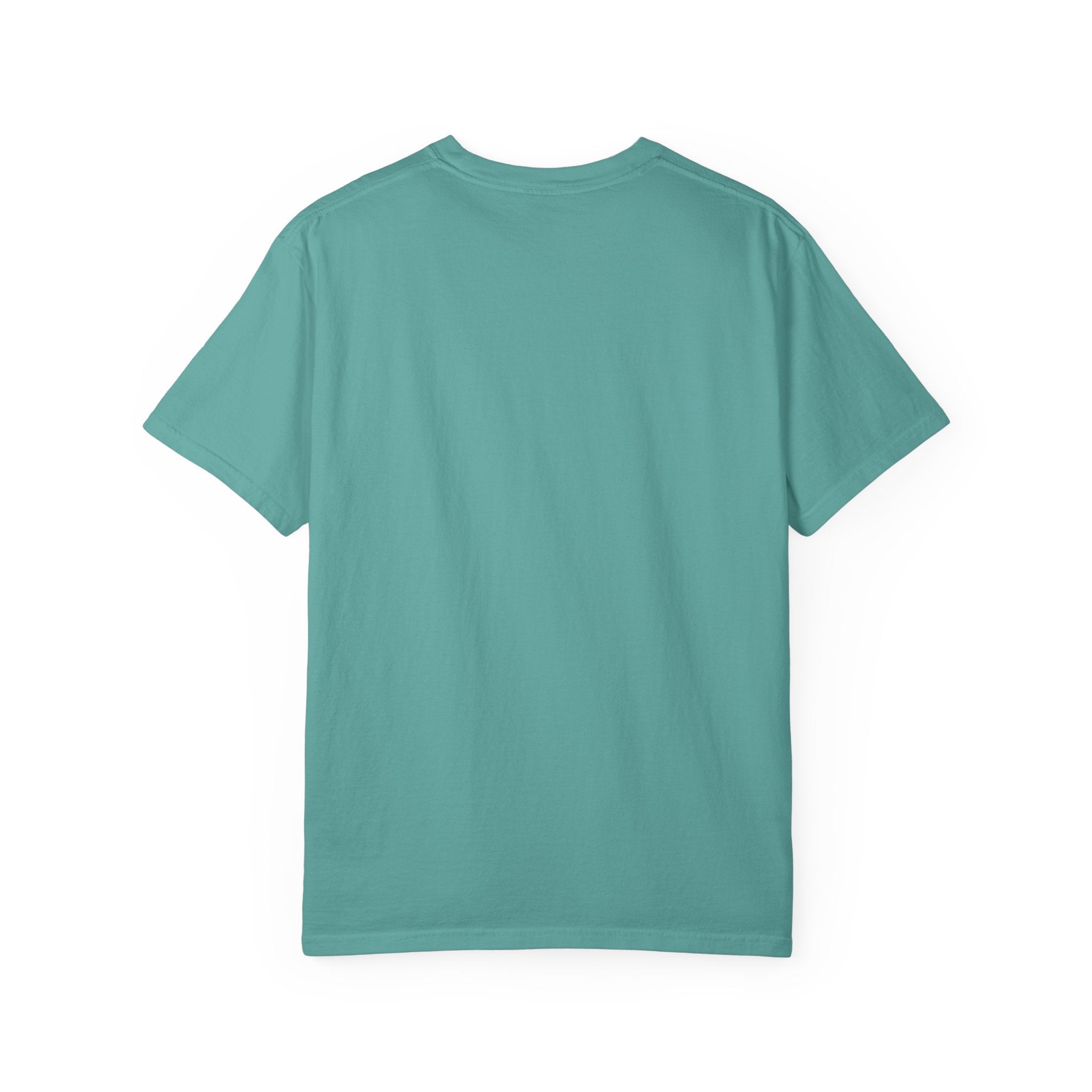 Cozy Outdoor Reading & Coffee T-Shirt — Stack of Books, Mug & Nature Badge